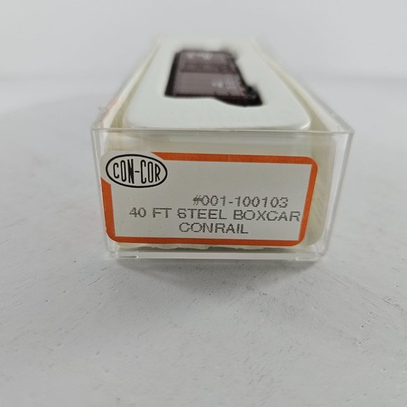 Con-Cor 40 Ft Steel Boxcar Conrail N Scale #001-100103 - Picture 4 of 6